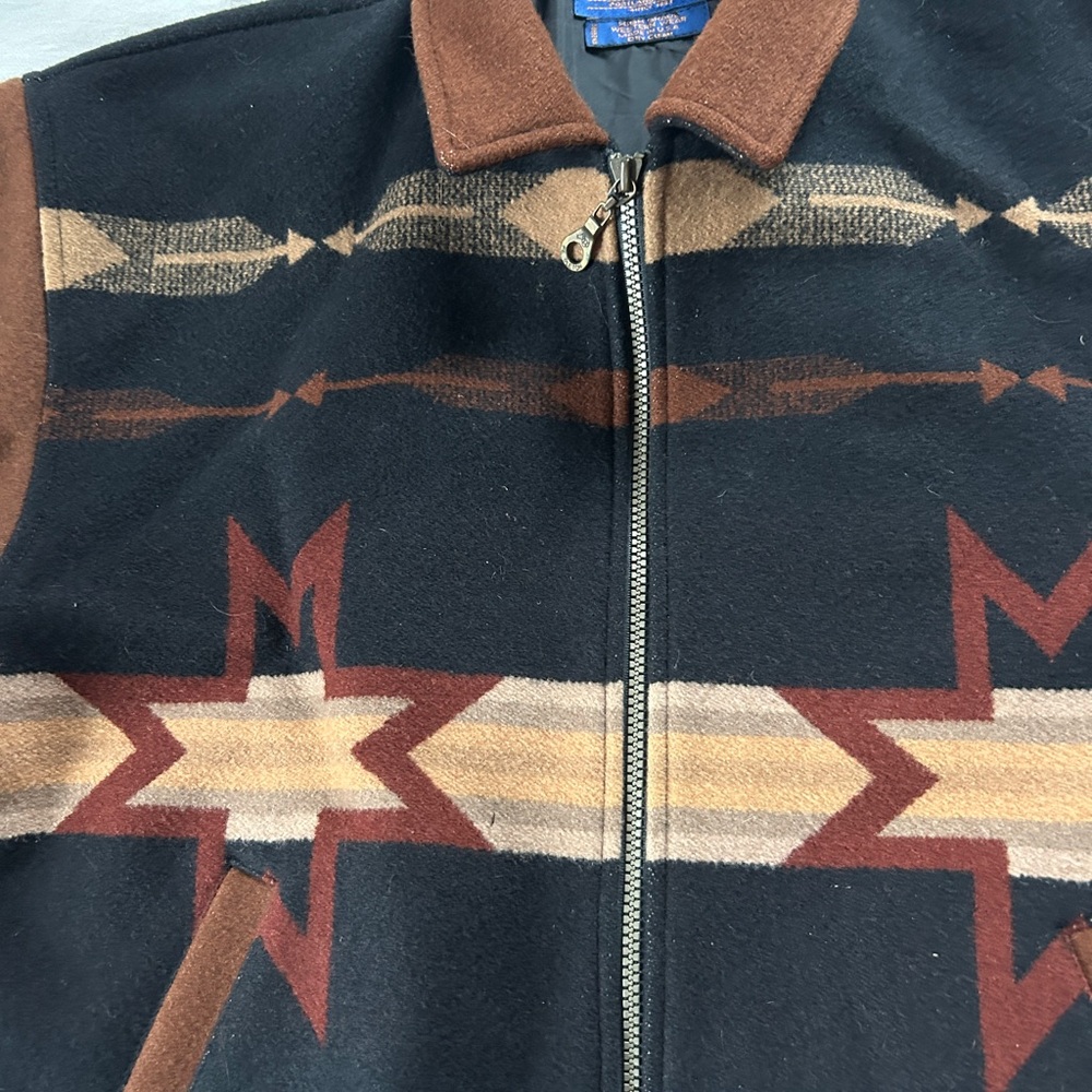 Pendleton Southwestern Pattern Jacket Heavy Grade… - image 7